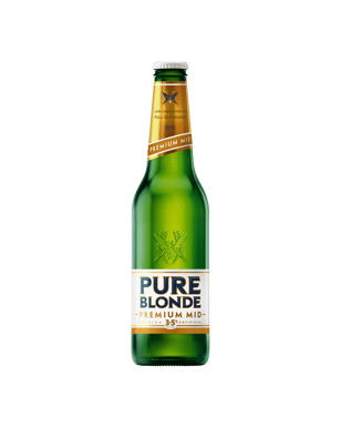 Pure Blonde Premium Mid Bottles 355ml  Bottle