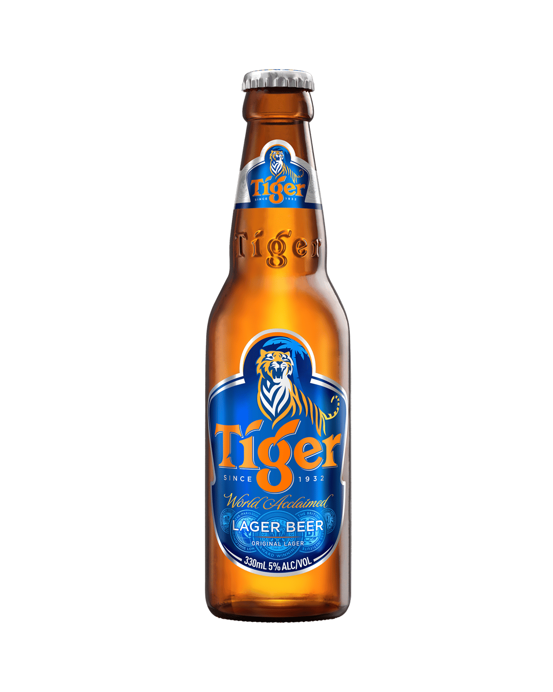 Tiger Asian Lager Bottles 330mL