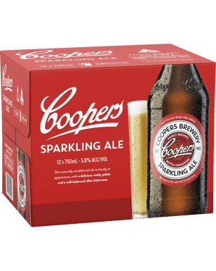 Coopers Sparkling Ale Longneck 750ml  12 Case