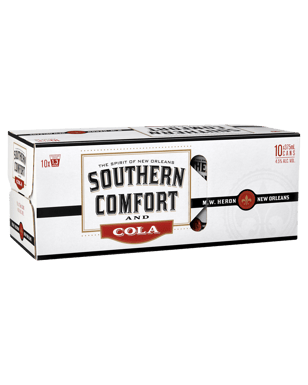 Southern Comfort & Cola Cans 10x375ml  Pack