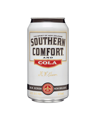 Southern Comfort & Cola Cans 10x375ml  Pack