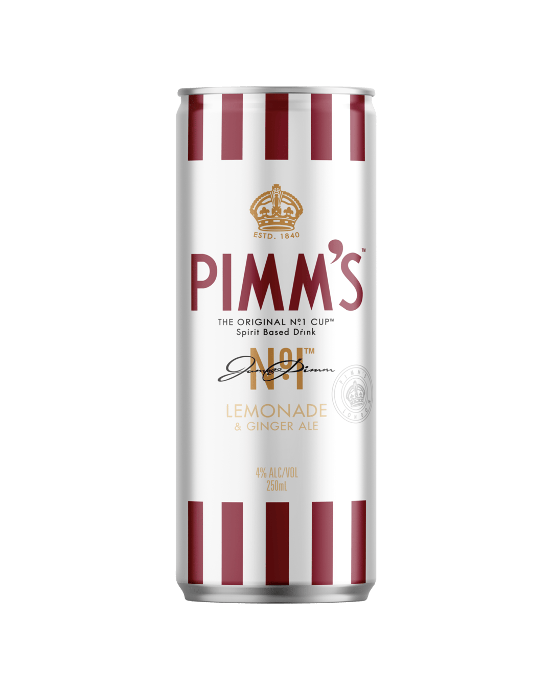 Buy Pimm&amp;#39;s No 1 Cup Lemonade &amp; Ginger Ale 330ml online with (same-day ...