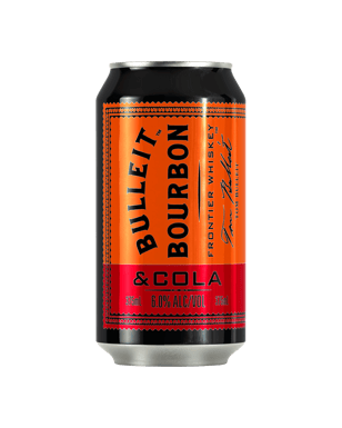 Bulleit Bourbon & Cola Cans 6% 375ml 10 Pack  10 Pack
