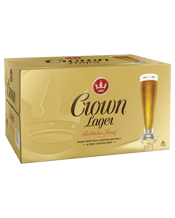 Crown Lager Bottles 375ml  24 Case