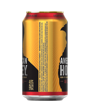 Wild Turkey American Honey Liqueur & Cola Cans 375ml  Can