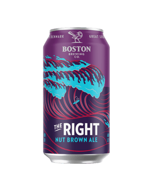 Boston Brewing Co. The Right Nut Brown Ale 375ml  Can