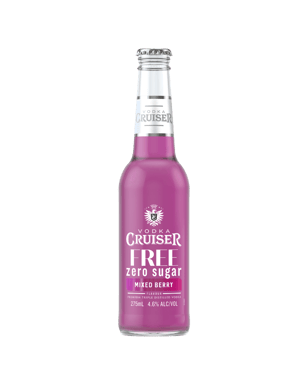 Vodka Cruiser Free Mixed Berry 275ml  Bottle
