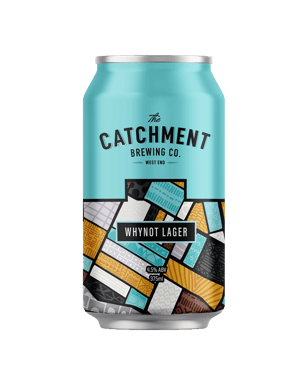 Catchment Brewing Co Whynot Lager 375ml  Can