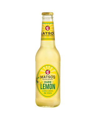 Matso's Hard Lemon Alcoholic Lemonade Bottles 330ml  Bottle