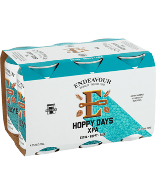 Endeavour Hoppy Days Xpa Cans 375ml  Can