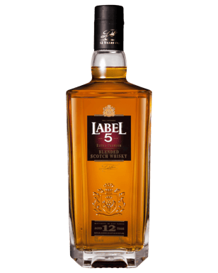 Label 5 12 Year Old Blended Scotch Whisky 750ml  Bottle