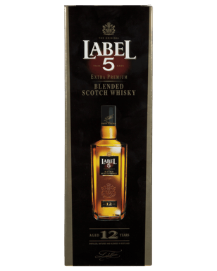 Label 5 12 Year Old Blended Scotch Whisky 750ml  Bottle