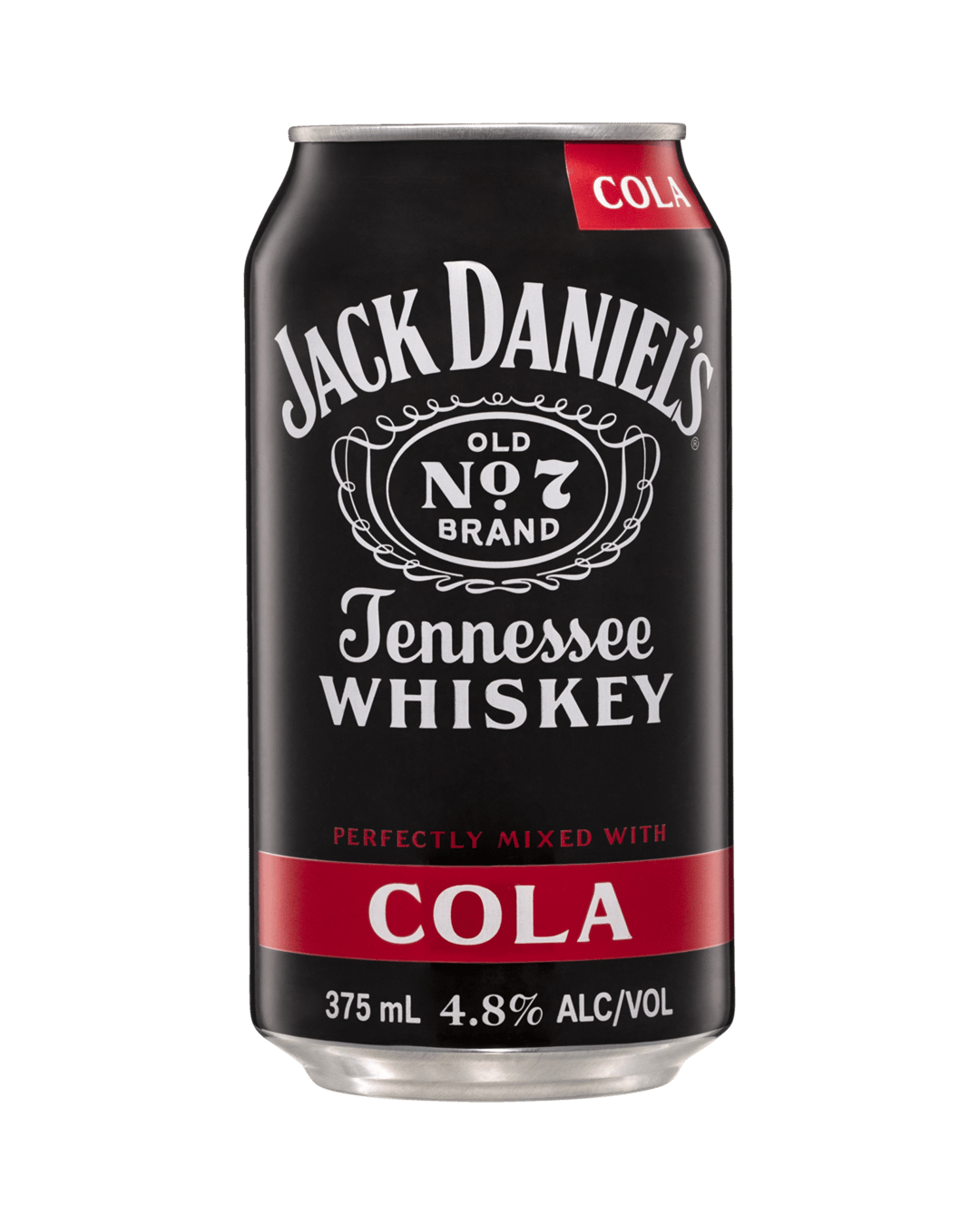 Jack Daniel's Tennessee Whiskey & Cola Cans 375mL