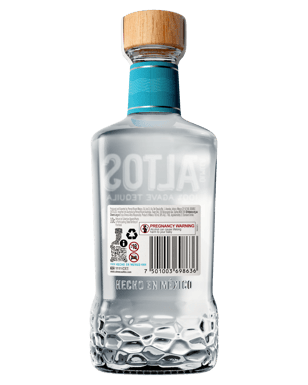 Altos Plata Tequila 700ml  Bottle