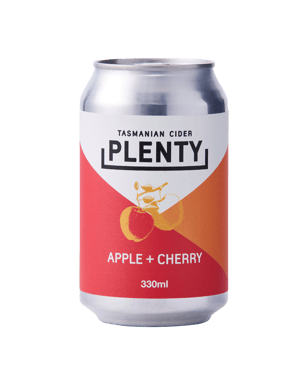 Plenty Cider Apple & Cherry Cans 330ml  Can