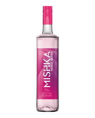 Mishka Mixed Berry Vodka 700ml  Bottle