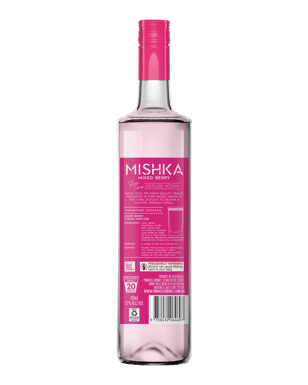 Mishka Mixed Berry Vodka 700ml  Bottle