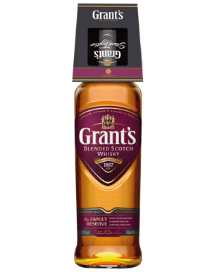 Grants Grants Scotch Whisky 700ml With Collector Glass  Bottle