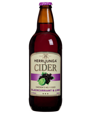 Herrljunga Blackcurrant & Lime Cider 500ml  Bottle