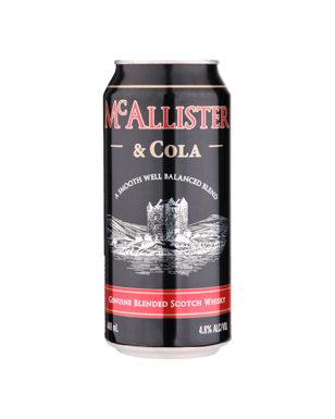 Mcallister Scotch & Cola Cans 440ml  Can