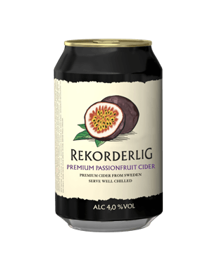 Rekorderlig Premium Passionfruit Cider Can 330ml  Can