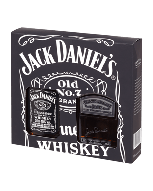 Jack Daniel's Old No.7 And Gentleman Jack Twin Pack 200ml  Bottle