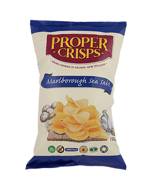 Proper Crisps Sea Salt Chips 150g  undefined