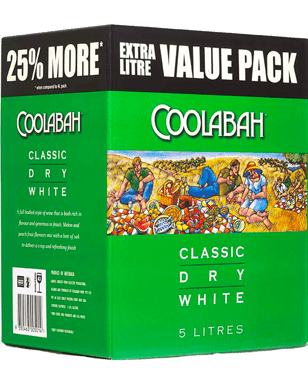 Coolabah Classic Dry White Cask 5l  Each