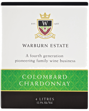 Warburn Premium Colombard Chardonnay Cask 4l  Each