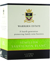 Warburn Estate Premium Semillon Sauvignon Blanc Cask 4l  Each