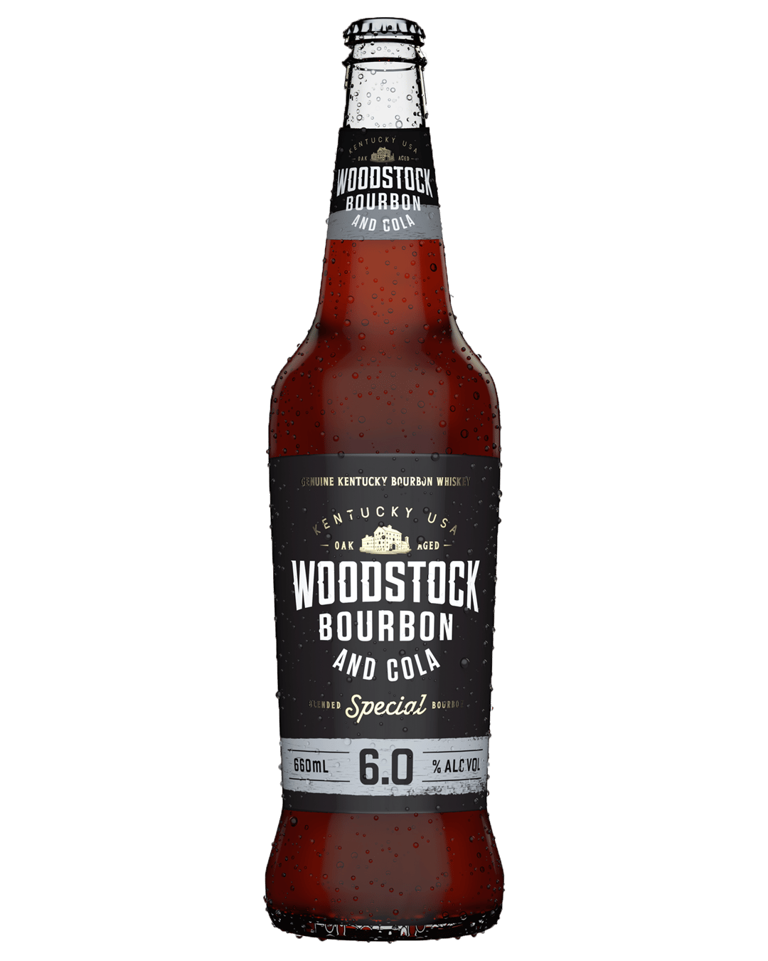 Woodstock Bourbon & Cola 6% 660mL