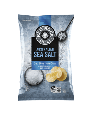 Red Rock Deli Sea Salt 165g  Pack