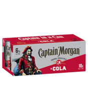 Captain Morgan Original Spiced Gold & Cola 10 Pack Cans 375ml  10 Can