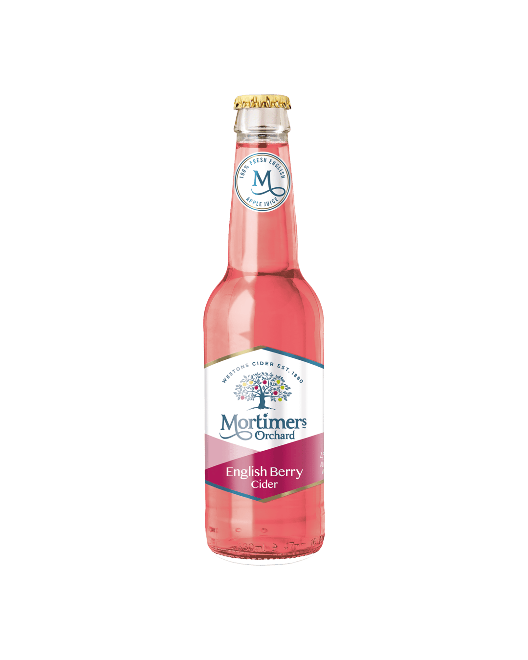 Mortimers Orchard English Apple & Berry Cider Bottles 330mL