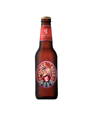 Matso's Lychee Beer 330ml  Bottle