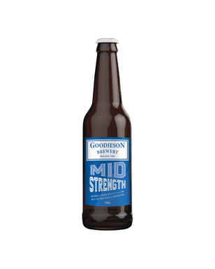 Goodieson Brewery Mid Strength Bottles 330ml  Bottle