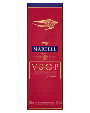 Martell Martell Vsop Cognac Aged In Red Barrels 700ml Gift  Bottle