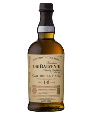 The Balvenie 14 Year Old Caribbean Cask Single Malt Scotch Whis  Bottle