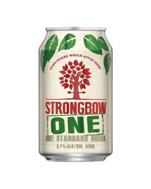Strongbow Cider One Cans 10 Pack 330ml  Can