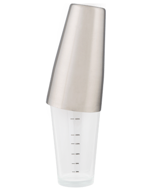 Bar Station Platinum Boston Cocktail Shaker  Each