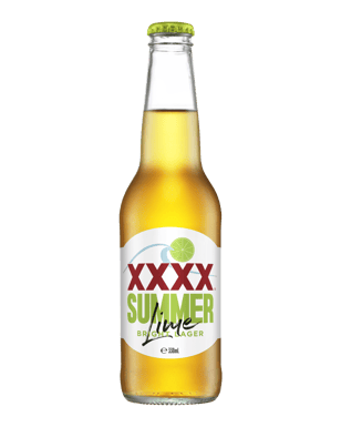 Xxxx Summer Bright Lager With Natural Lime Bottles 330m  Bottle