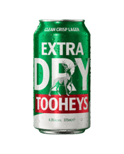 Tooheys Extra Dry Cans 375ml  Can