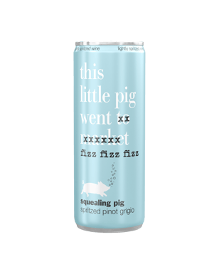 Squealing Pig Spritzed Pinot Grigio Cans 250ml  Can