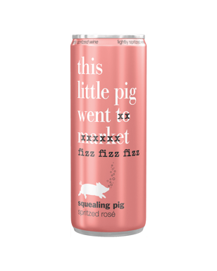 Squealing Pig Spritzed Rosé Cans 250ml  Can