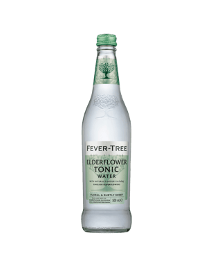 Fever Tree Premium Elderflower Tonic Water 500ml Bottles  Bottle