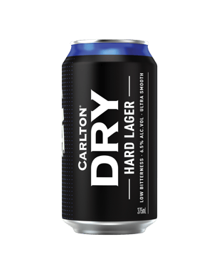 Carlton Dry Hard Cans 375ml  Can