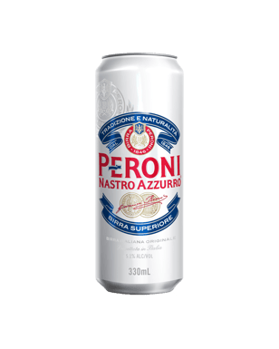 Peroni Nastro Azzurro Slimline Cans 330ml  Can