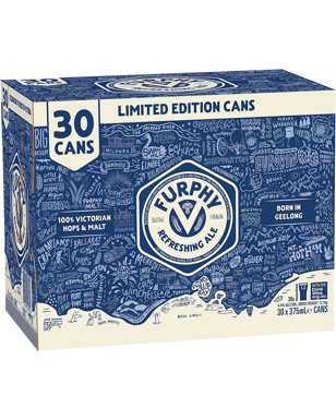 Furphy Refreshing Ale Can 30 Block 375ml  30 Case