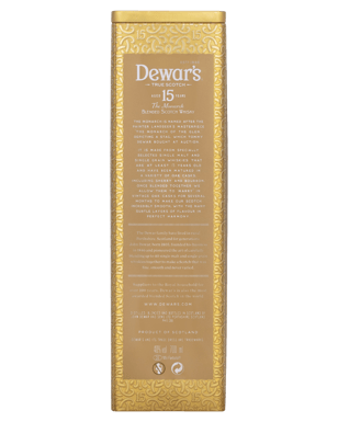 Dewar's 15 Year Old Blended Scotch Whisky 700ml  Bottle