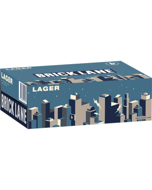 Brick Lane Lager 355ml  Can